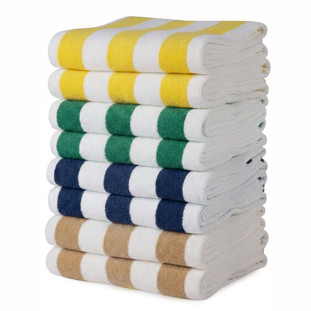 Cabana Beach Towels - Set of 8 - Resort